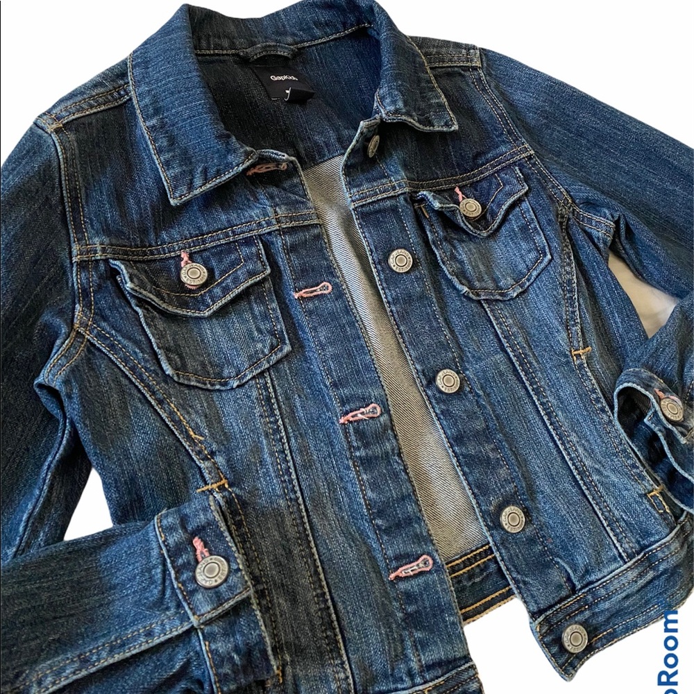 GAP Kids Dark Blue Denim Jean Jacket